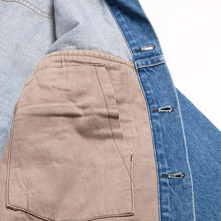 BLUE BLUE - Selvedge Denim 3rd Type Fade Trucker Jacket - 1006546