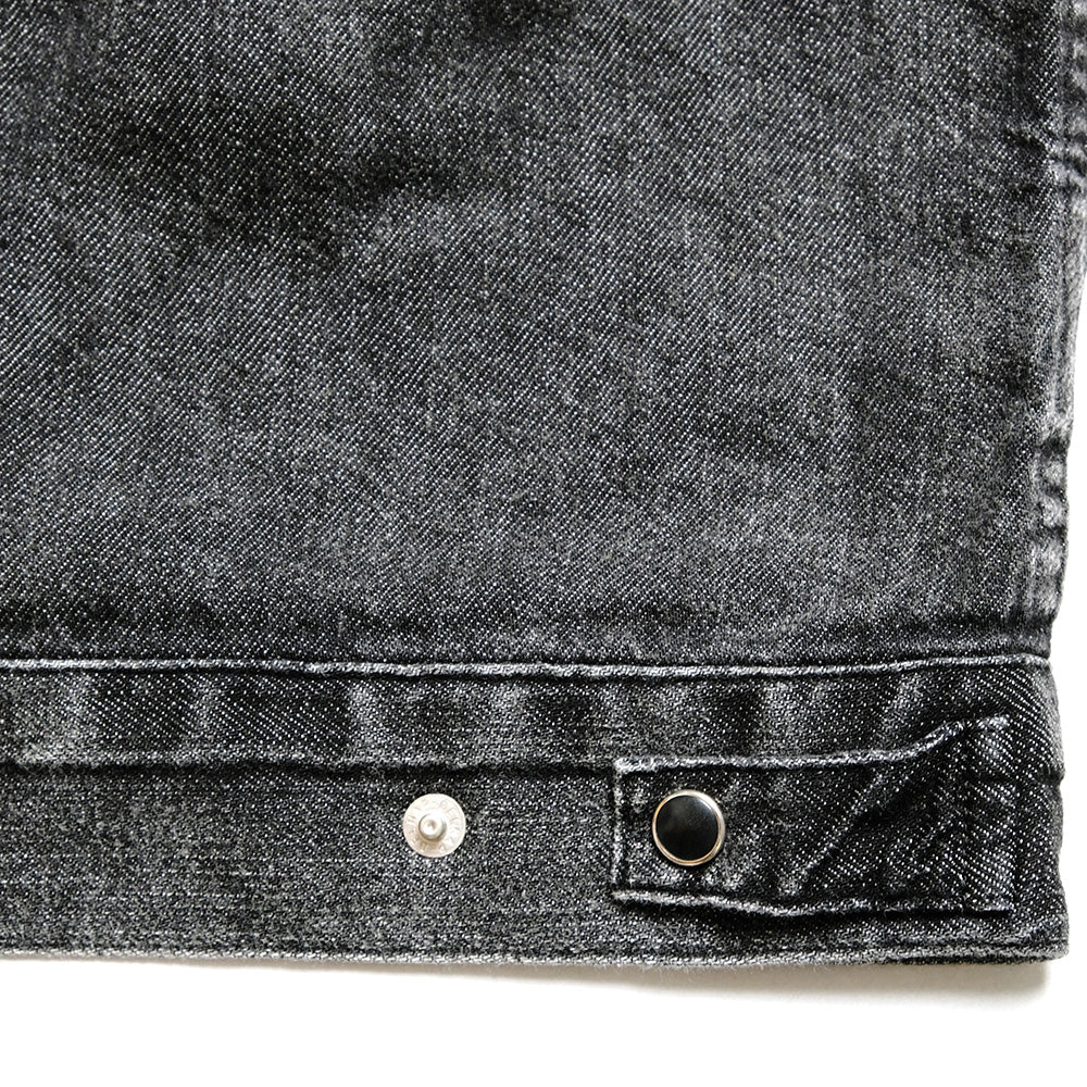 HOLLYWOOD RANCH MARKET - Organic Denim USED Washed Western Shirt Jacket - 1008804