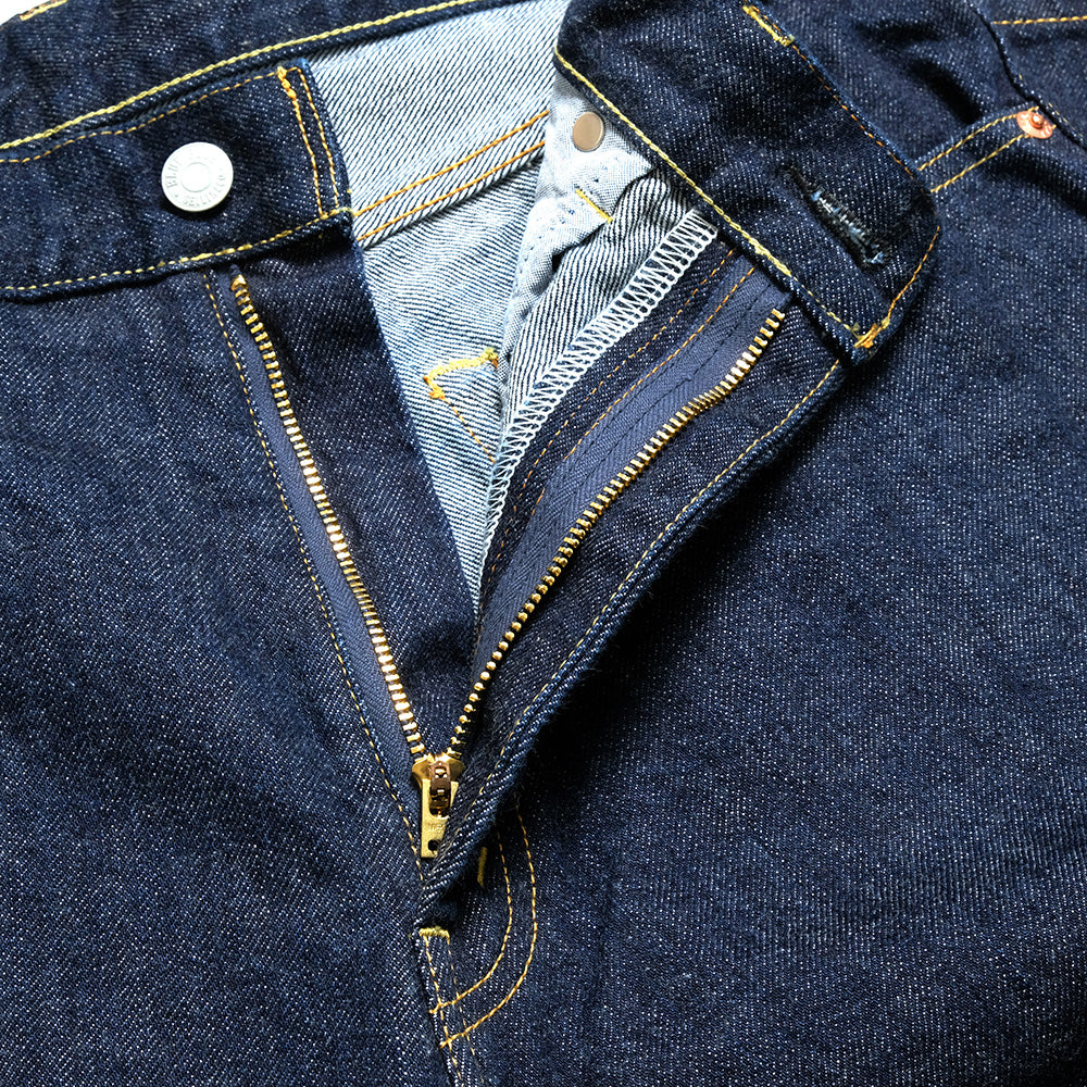 BLUE BLUE - PP03 MOD supima Selvedge Denim Wide tapered Jeans - 1009865