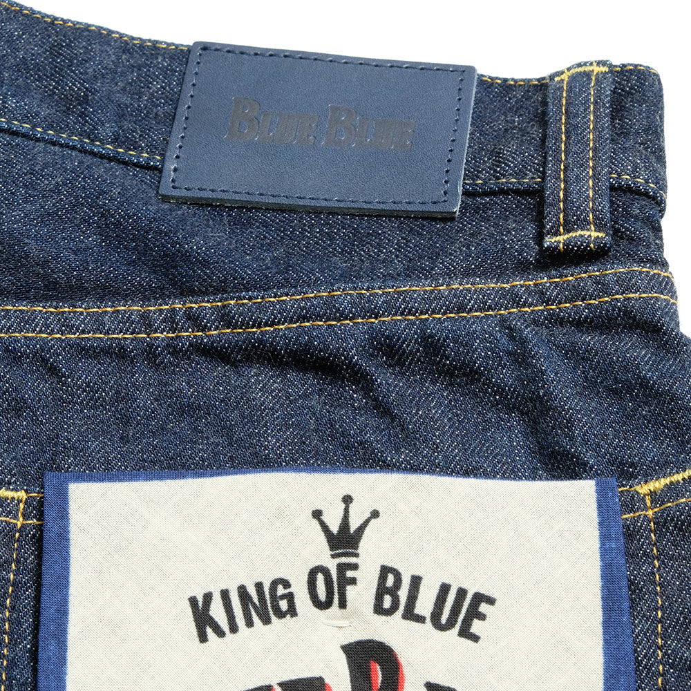 BLUE BLUE - PP03 MOD supima Selvedge Denim Wide tapered Jeans - 1009865