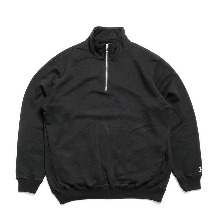 HOLLYWOOD RANCH MARKET - Super Stretch Sweat Fabric Half Zip Pullover - 1010135