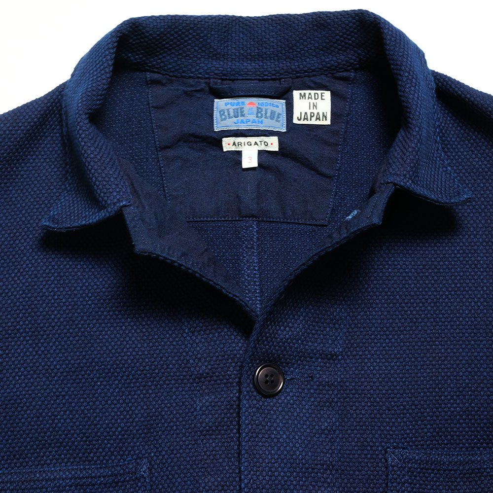 BLUE BLUE JAPAN - Honnai Light Sashiko Coveralls - 1010790