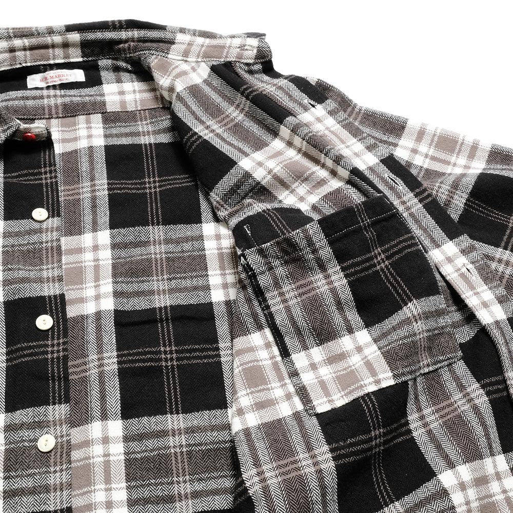 HOLLYWOOD RANCH MARKET - Spring Flannel Plaid Work Shirt - 1011417