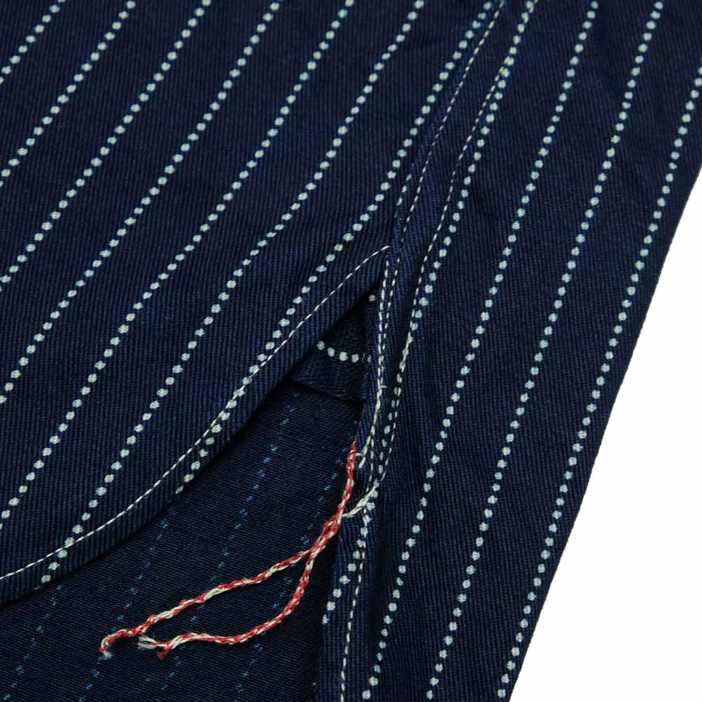 SUGAR CANE FICTION ROMANCE 8.5oz. WABASH STRIPE WORK SHIRT SC29164