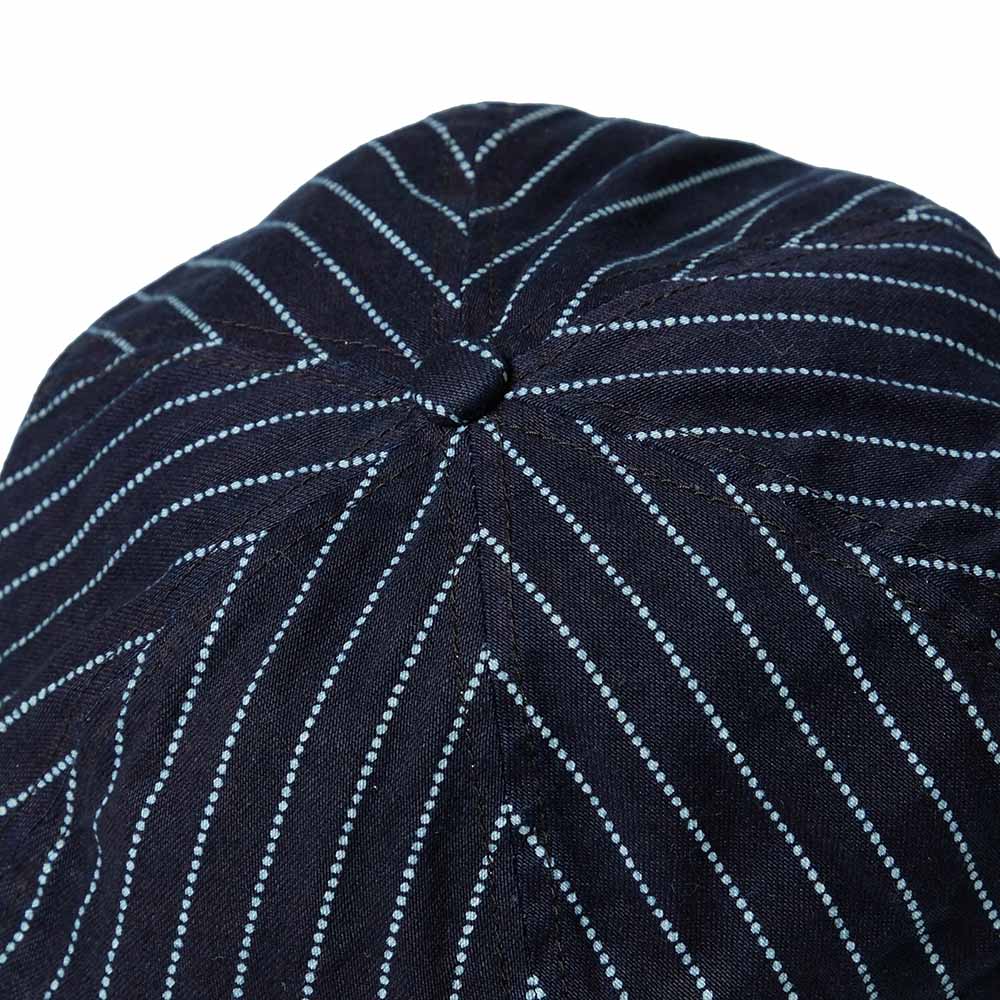 Sugar Cane - Wabash Stripe Applejack Cap - SC02070