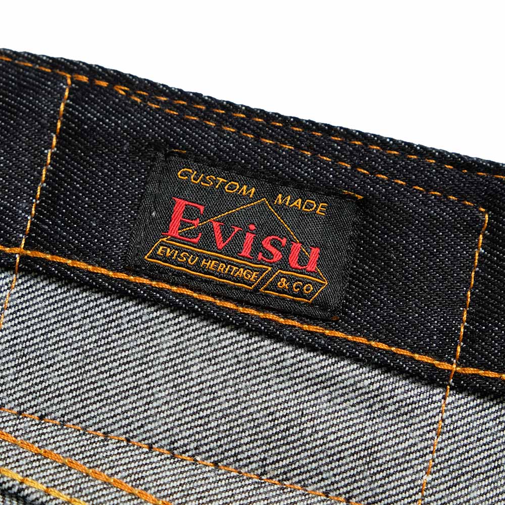 EVISU - #2017 - Ecru Seagull Print Taper Fit Jeans - 5JE1250