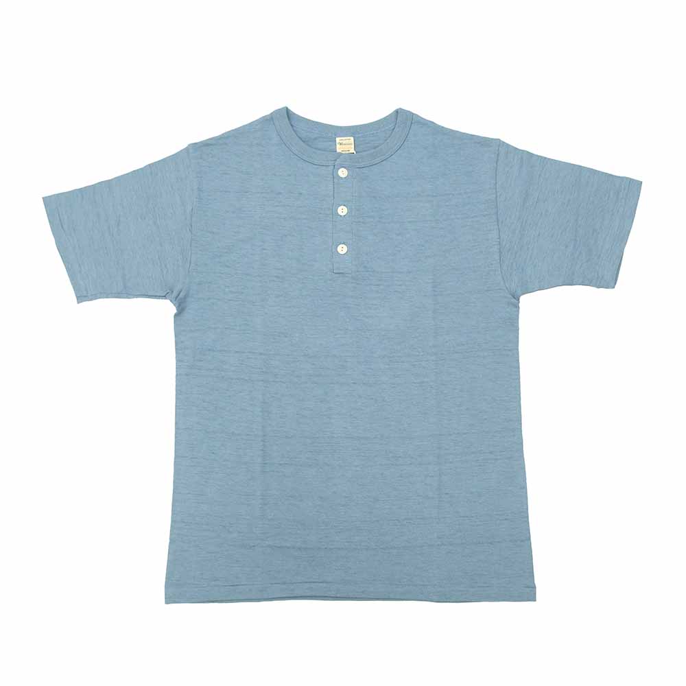 Warehouse - Lot.4601 HENLEY NECK T-SHIRT - 4601HE-25