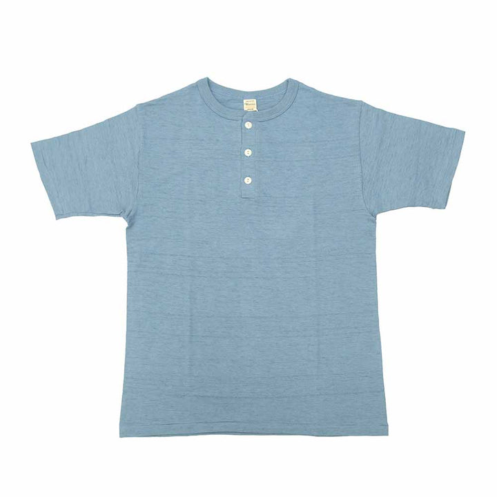Warehouse - Lot.4601 HENLEY NECK T-SHIRT - 4601HE-25