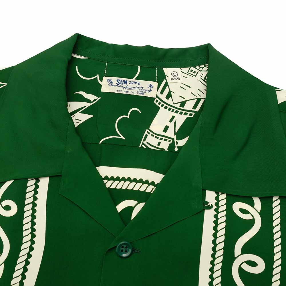 SUN SURF - S/S RAYON HAWAIIAN SHIRT - ALL ABOARD - SS39230