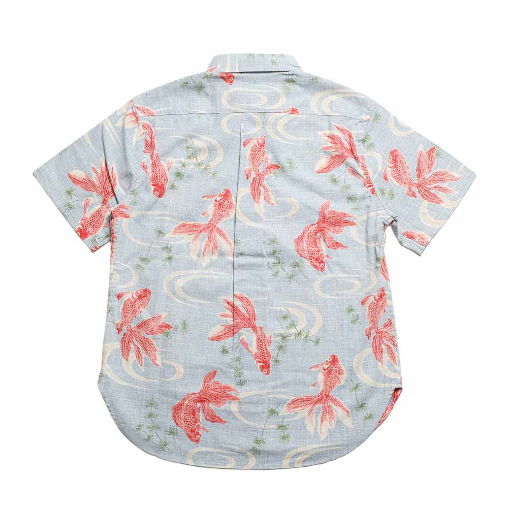 KOROMO ZAKURA - Southern Cross - Short-Sleeve Regular Shirt - Goldfish - SA1762