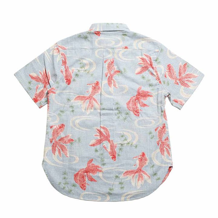 KOROMO ZAKURA - Southern Cross - Short-Sleeve Regular Shirt - Goldfish - SA1762