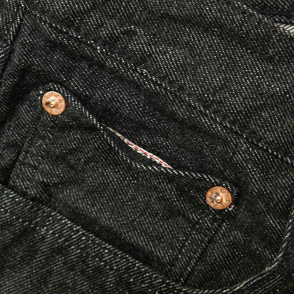 Sugar Cane - 14.25oz. BLACK DENIM - 1947 MODEL - (REGULAR STRAIGHT) - SC42460