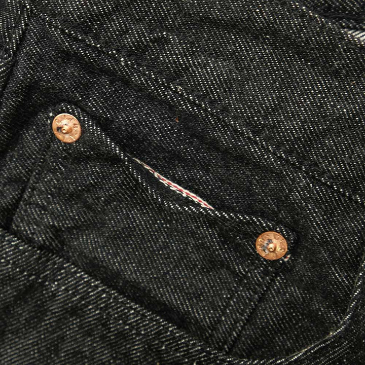 Sugar Cane - 14.25oz. BLACK DENIM - 1947 MODEL - (REGULAR STRAIGHT) - SC42460