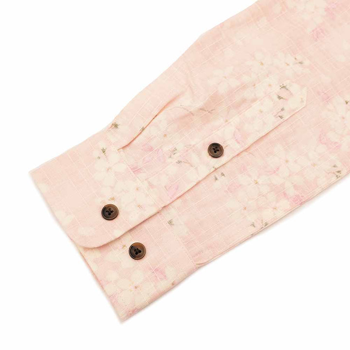 KOROMO ZAKURA - Southern Cross - Long-Sleeve Regular Shirt - Haze Cherry Blossom - SA1743