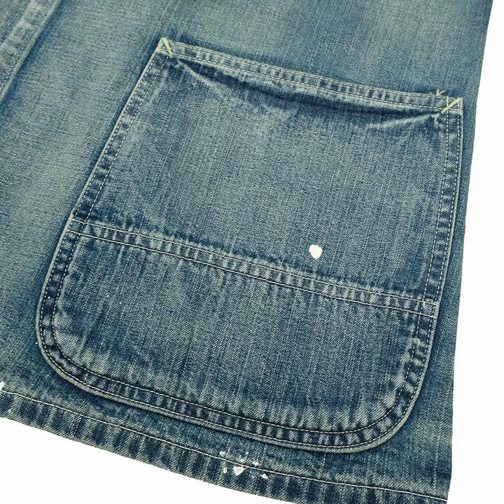 SUGAR CANE - 11oz. BLUE DENIM - WORK COAT - AGED MODEL - SC15708