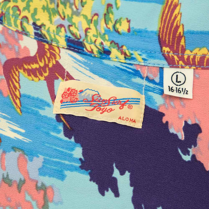 SUN SURF - S/S RAYON HAWAIIAN SHIRT - SWALLOW WILDLY FLUTTERING - SS39426