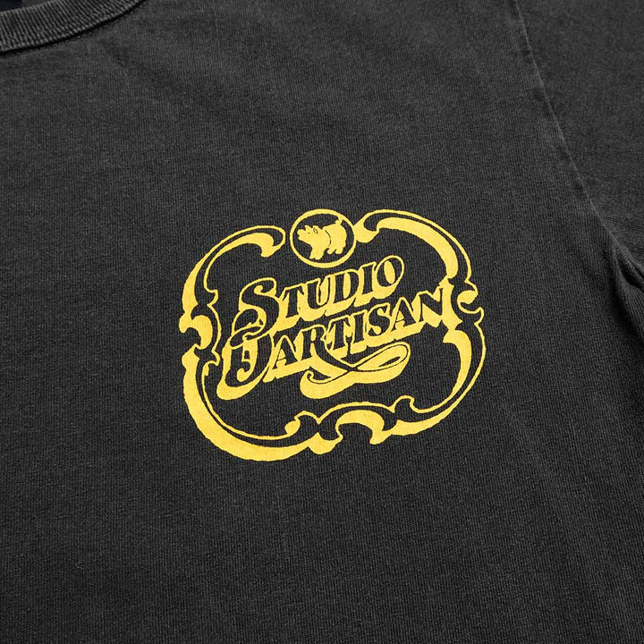 STUDIO D’ARTISAN - USA COTTON T-SHIRT - PIGMENT DYE - 8207A