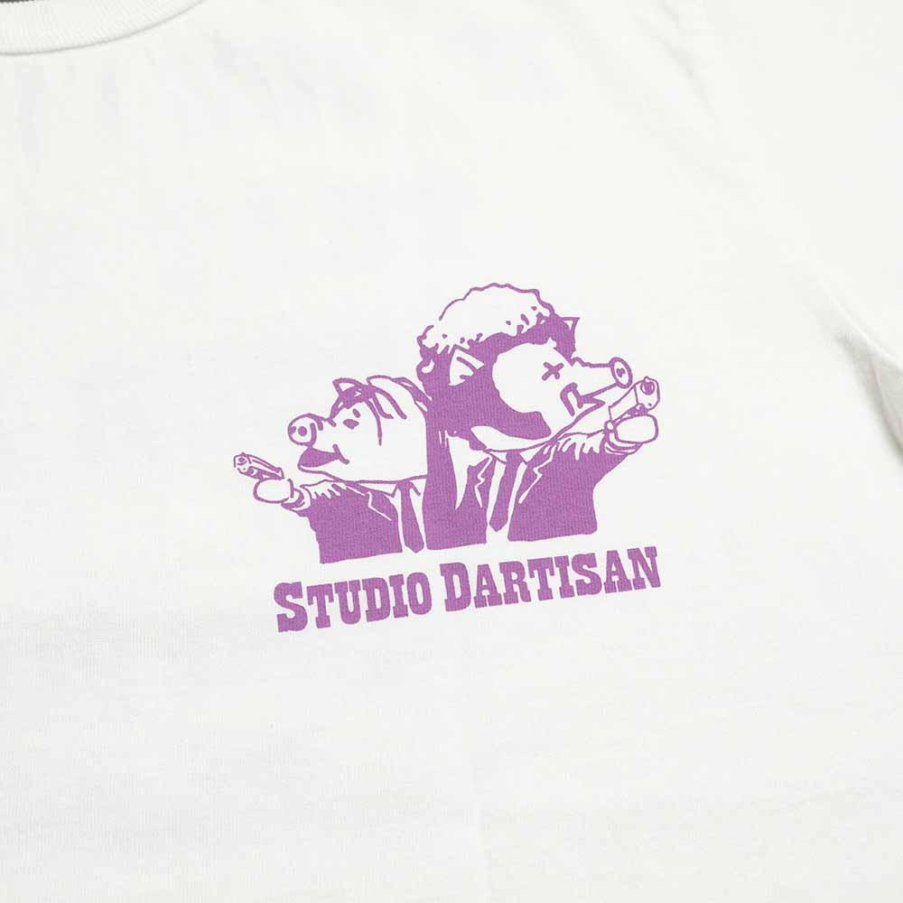 STUDIO D’ARTISAN - USA COTTON T-SHIRT - D'ARTISAN PARODY - 8211A