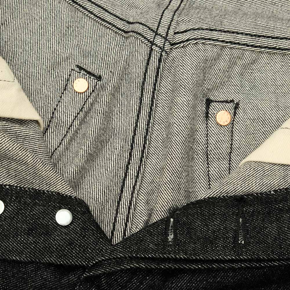 Sugar Cane - 14.25oz. BLACK DENIM - 1947 MODEL - (REGULAR STRAIGHT) - SC42460