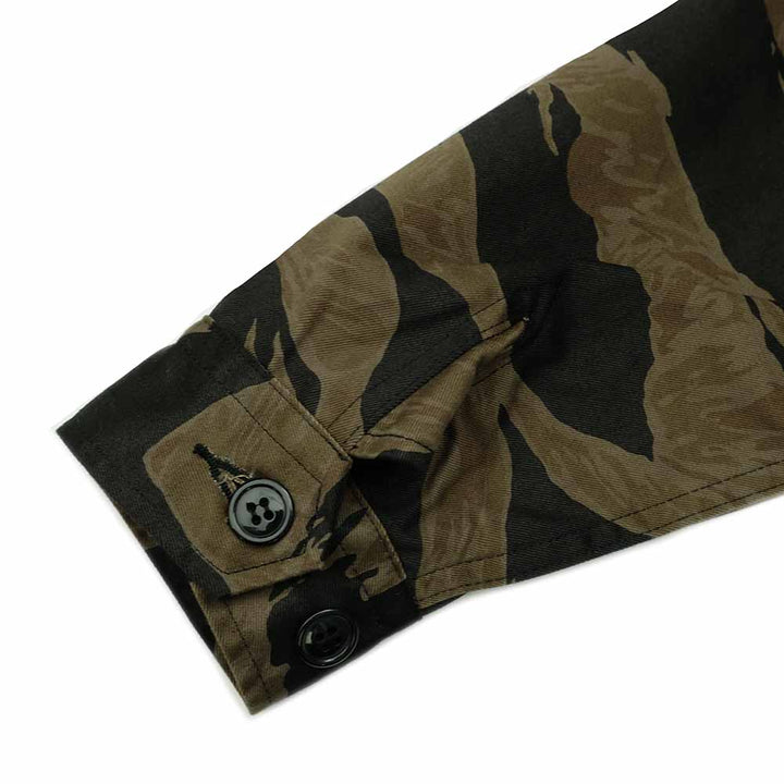 BUZZ RICKSON'S - WILLIAM GIBSON COLLECTION - BLACK TIGER PATTERN JACKET OVER DYE - BR15778