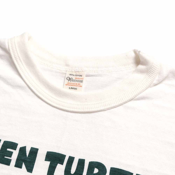 WAREHOUSE - Lot 4601 - S/S T-SHIRT - GREEN TURTLE - 4601GR-26