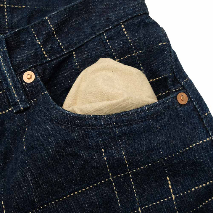 STUDIO D’ARTISAN - MIDARE KASURI JEANS - D1878