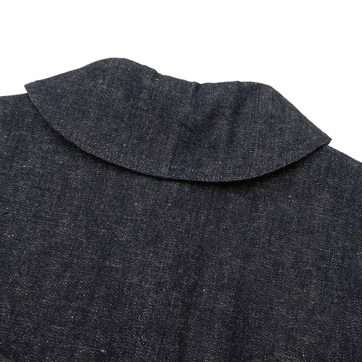 WAREHOUSE - U.S.NAVY SHAWL COLLAR COVERALL - INDIGO DENIM - WH-2220