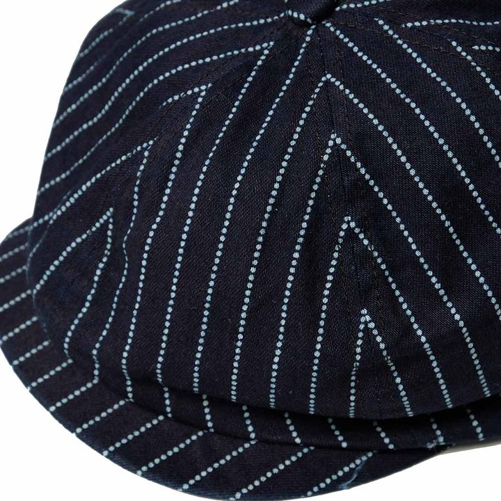 Sugar Cane - Wabash Stripe Applejack Cap - SC02070