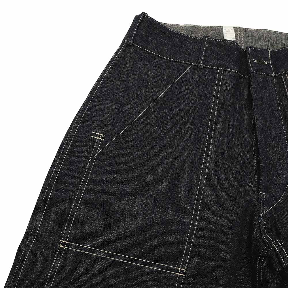 WAREHOUSE - 1930S WPA DOUBLE KNEE DENIM TROUSERS - 1239-25