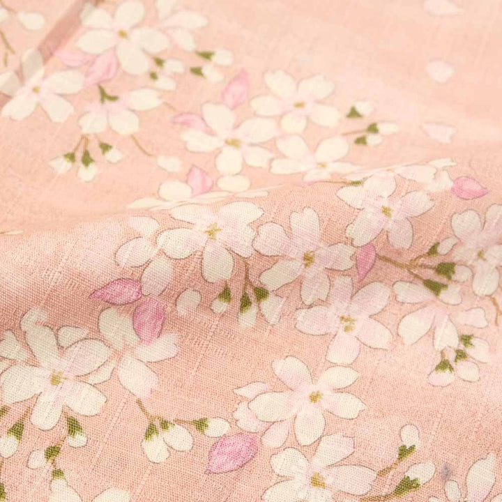 衣櫻 - サザンクロス素材 - 長袖レギュラーシャツ - 霞舞桜 - SA1662