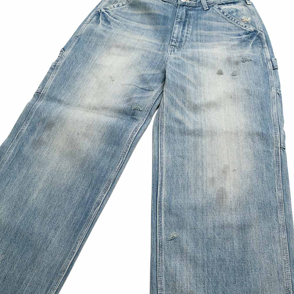 UNIVERSAL OVERALL - PAINTER PANTS - VINTAGE LIGHT WASH - HT2433601-B