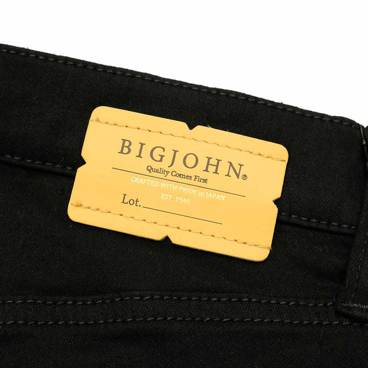 BIG JOHN - MADE in JAPAN COMPLETE FREE 305 SKINNY FIT BLACK - BJM305F-BK1