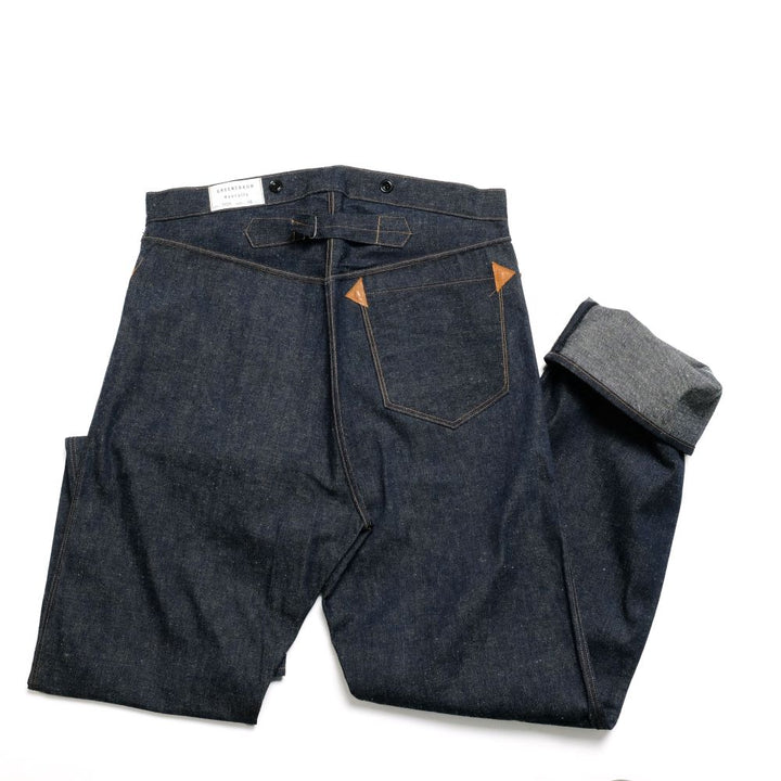 WAREHOUSE - GREENEBAUM - 1874 3POCKET HEAVY LEATHER BOUND OVERALL - 1228-1874