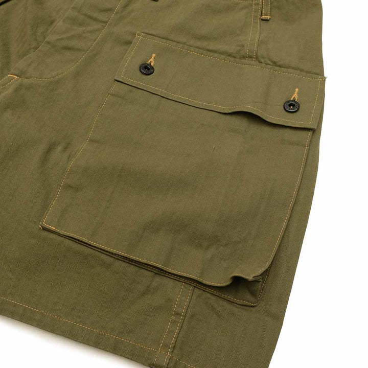 BUZZ RICKSON'S U.S. MARINE CORPS HERRINGBONE SHORTS BR52388