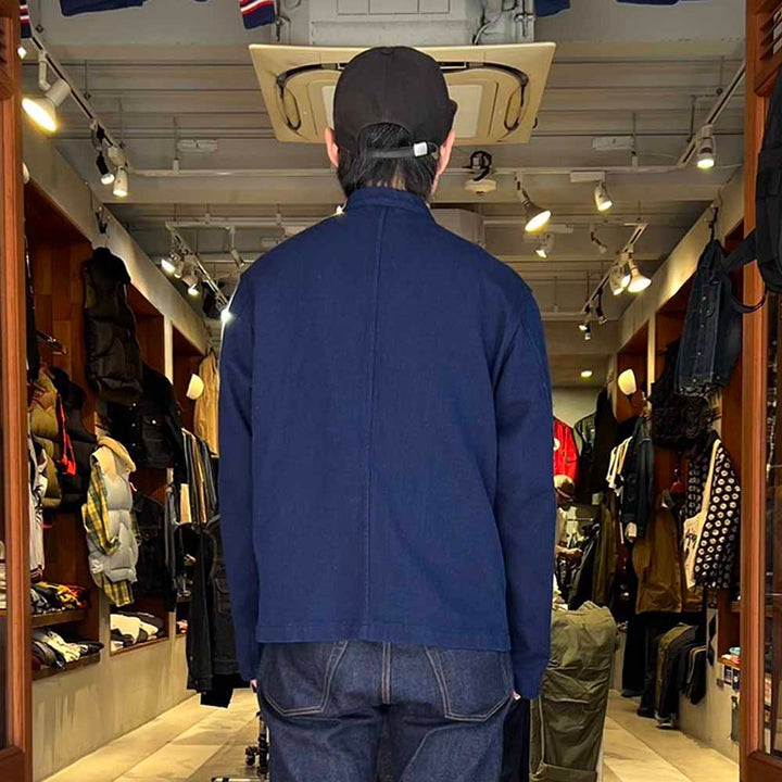 BLUE BLUE JAPAN - Honnai Nijuu Sasiko Orienntaru Jaket - 1016589