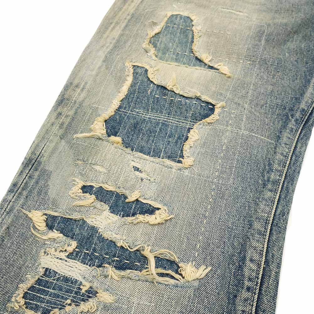 SUGAR CANE - 14.25oz. DENIM 1947 REMAKE AGED MODEL - REGULAR STRAIGHT - SC41947SR