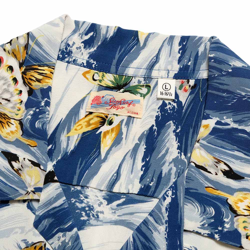 SUN SURF - S/S RAYON HAWAIIAN SHIRT - BUTTERFLY SPLASH - SS39627