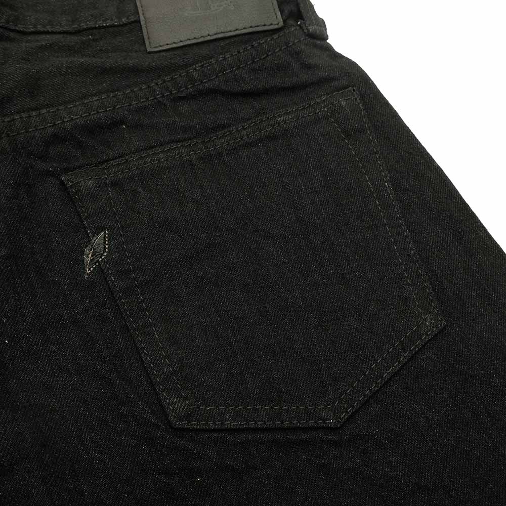 Pure Blue Japan - 14oz. Double Black Denim - Relaxed Tapered - XX-019-BK