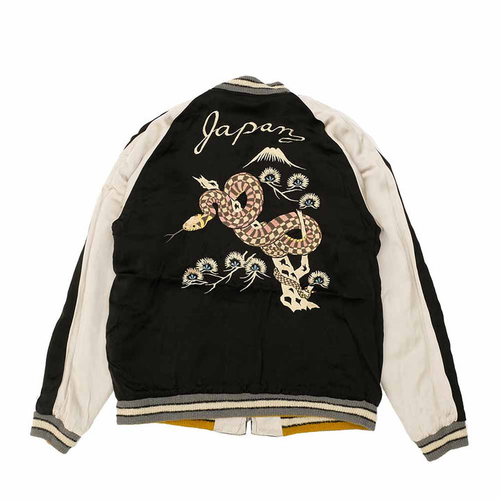 TAILOR TOYO - Acetate Souvenir Jacket - TOYO ENTERPRISE 60th Anniversary Special Edition - BLACK SNAKE x RED SNAKE - TT15808