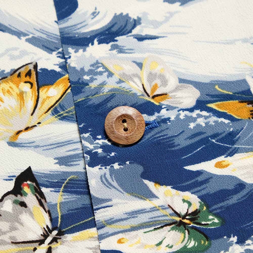SUN SURF - S/S RAYON HAWAIIAN SHIRT - BUTTERFLY SPLASH - SS39627