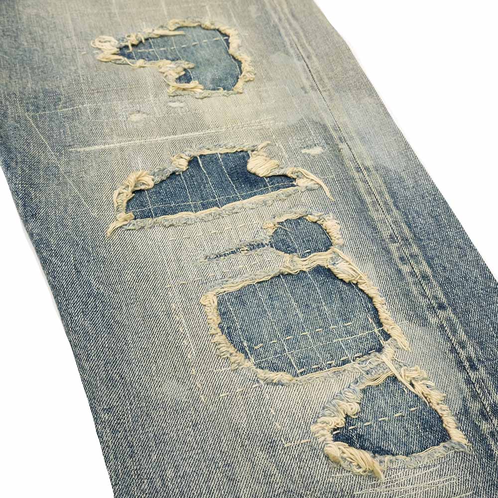 SUGAR CANE - 14.25oz. DENIM 1947 REMAKE AGED MODEL - REGULAR STRAIGHT - SC41947SR