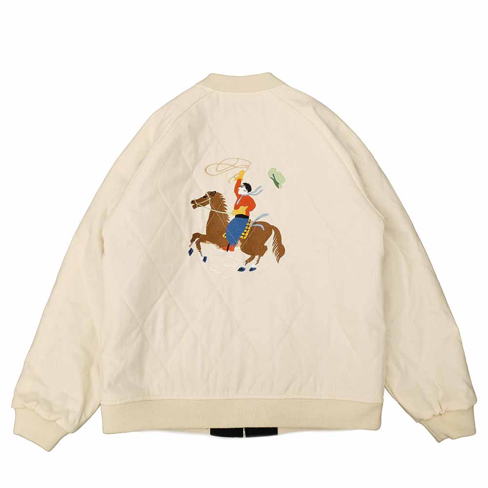 WESTOVERALLS - DENIM SOUVENR JACKET - WOVT-JK01-BW