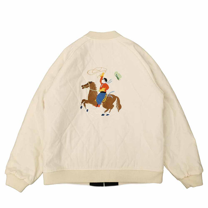 WESTOVERALLS - DENIM SOUVENR JACKET - WOVT-JK01-BW