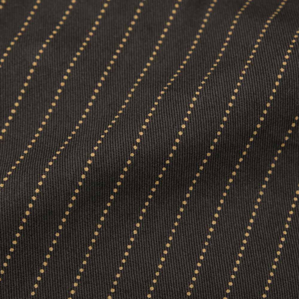 SUGAR CANE - FICTION ROMANCE - 8.5oz. BLACK WABASH STRIPE WORK SHIRT - SC29585