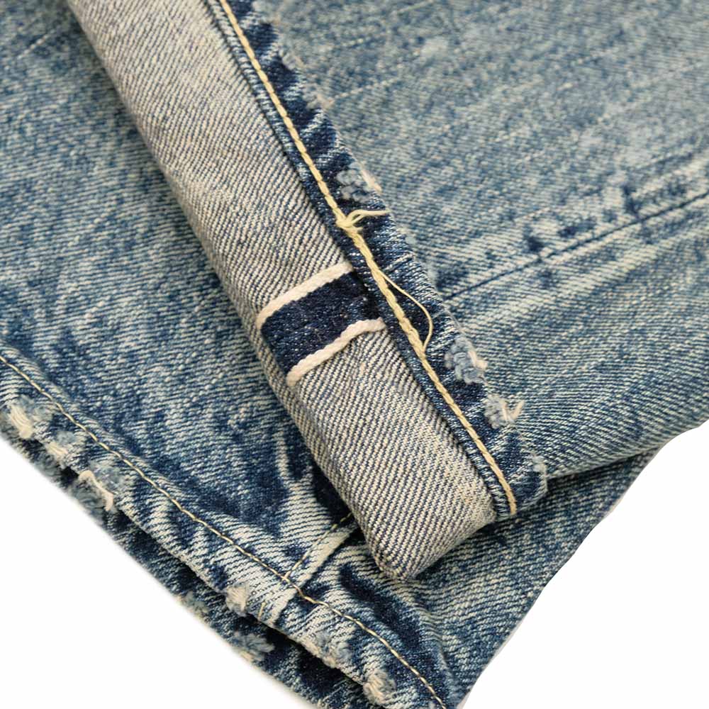SUGAR CANE - 14.25oz. DENIM 1947 REMAKE AGED MODEL - REGULAR STRAIGHT - SC41947SR
