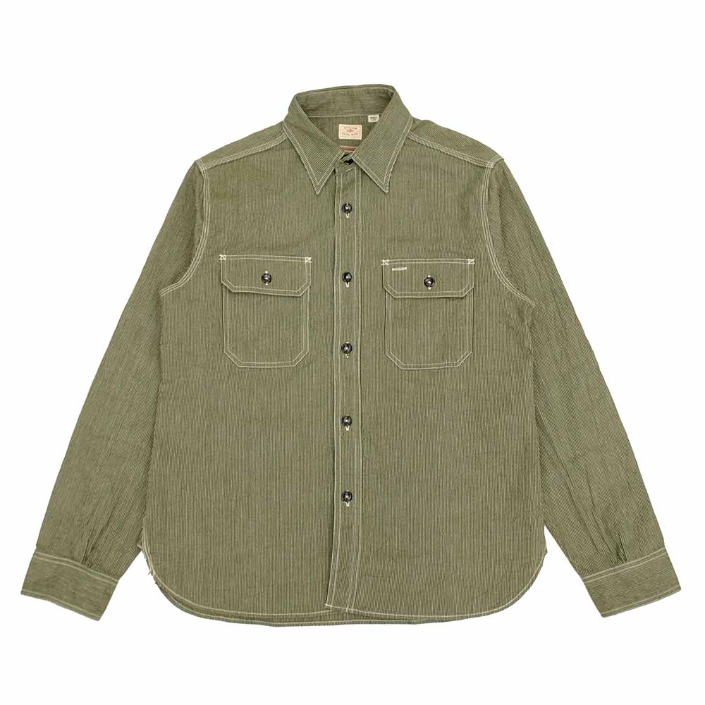 SUGAR CANE - Jean Cord Work Shirt - SC25511