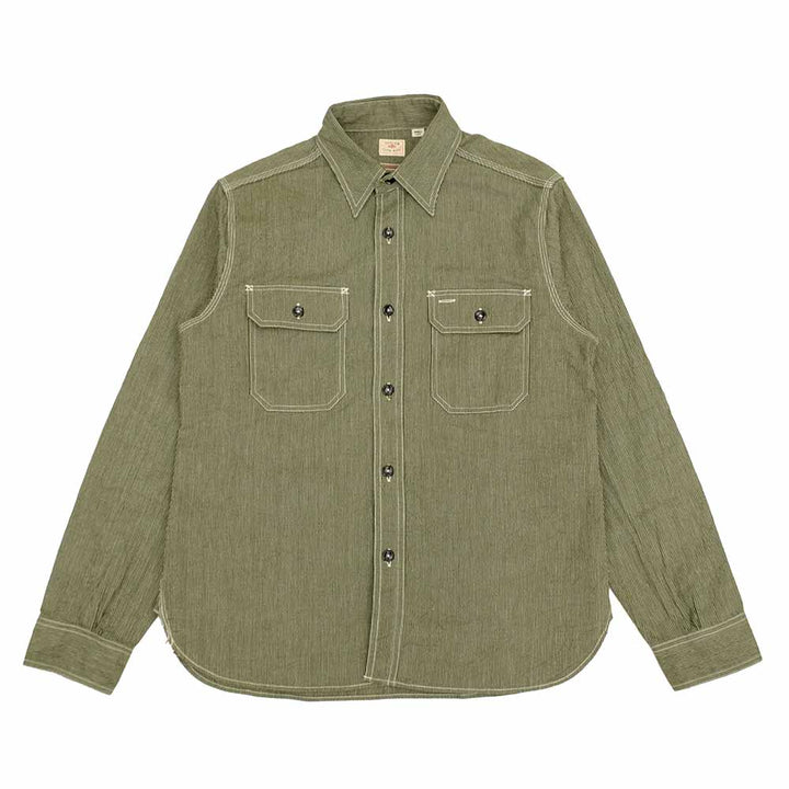 SUGAR CANE - Jean Cord Work Shirt - SC25511