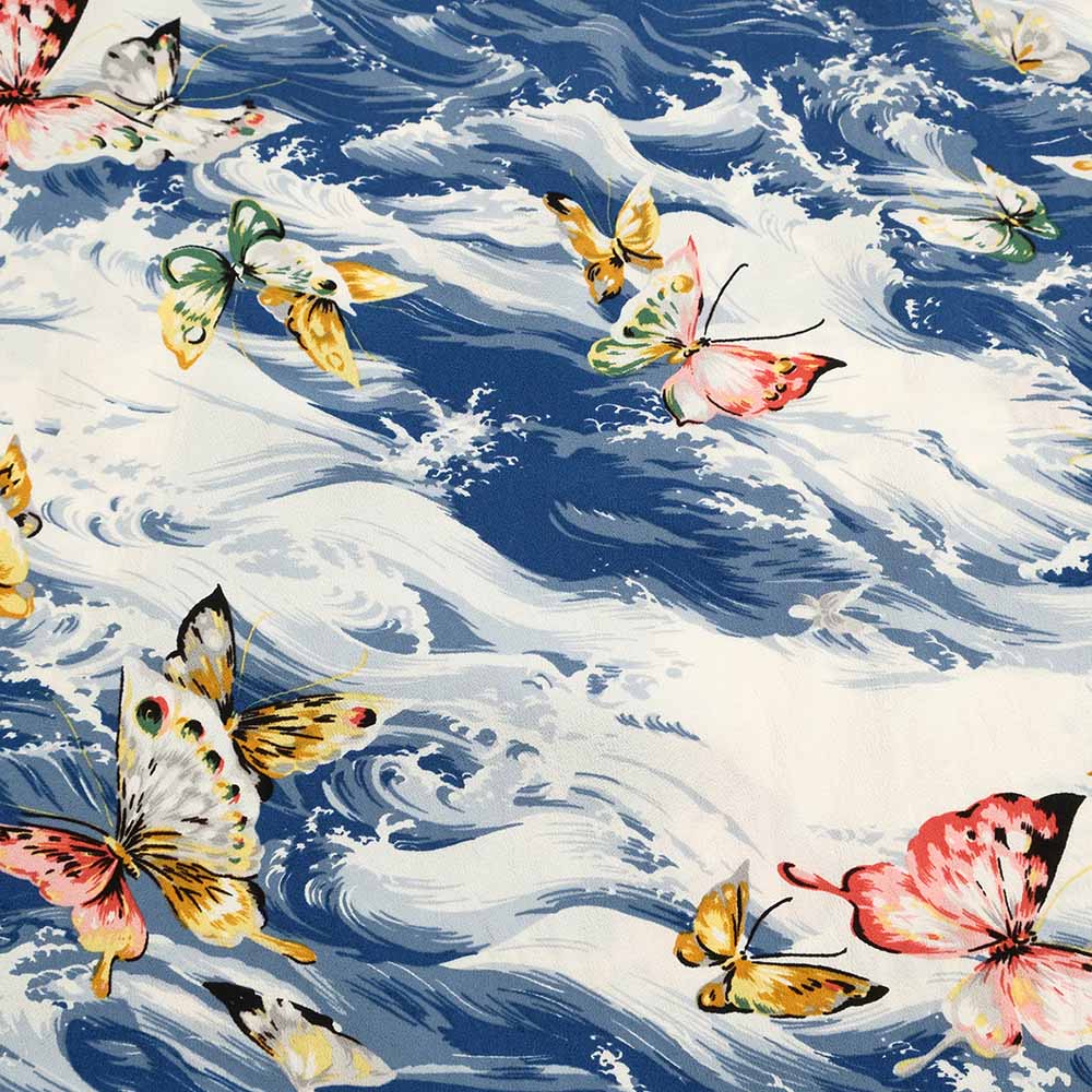 SUN SURF - S/S RAYON HAWAIIAN SHIRT - BUTTERFLY SPLASH - SS39627