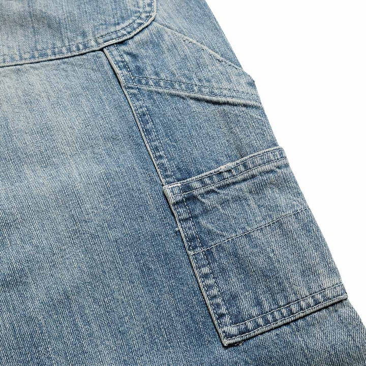 UNIVERSAL OVERALL - PAINTER PANTS - VINTAGE LIGHT WASH - HT2433601-B