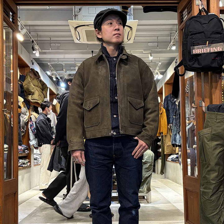 OLD JOE - PATINA DEERSKIN ALBERT JACKET - 252OJ-JK17